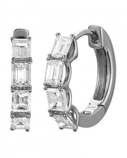 BAGUETTE DIAMOND HUGGIES (TE2574)