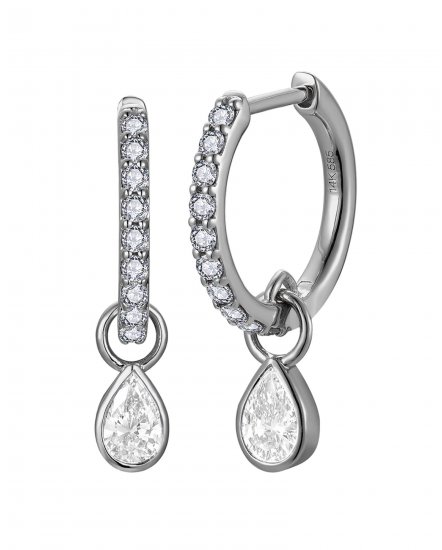 PEAR SHAPE DIAMOND DANGLING (TE2575)
