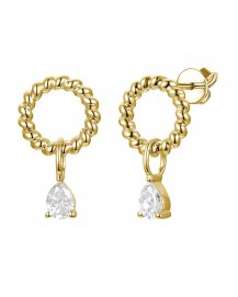 PEAR DIAMOND STUDS (TE2593)