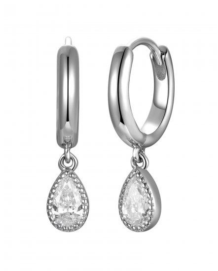 PEAR SHAPE DIAMOND DANGLING (TE2596)