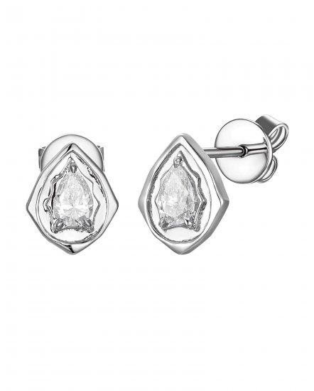 PEAR SHAPE DIAMOND STUDS (TE2604)