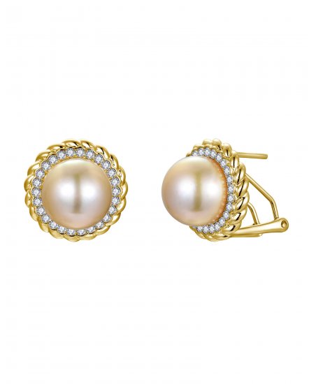 PEARL DIAMOND OMEGA BACK (TE2609)