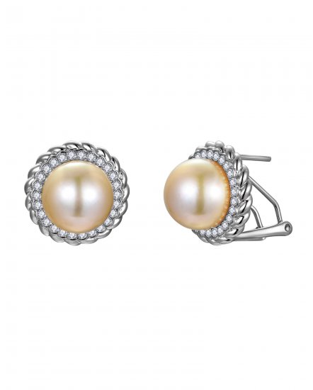 PEARL DIAMOND OMEGA BACK (TE2609)