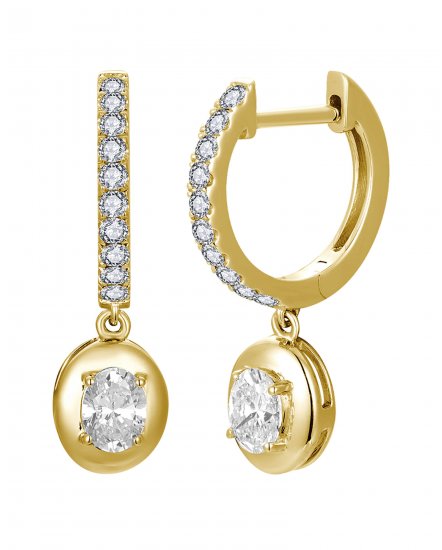 OVAL DIAMOND DANGLING (TE2625)