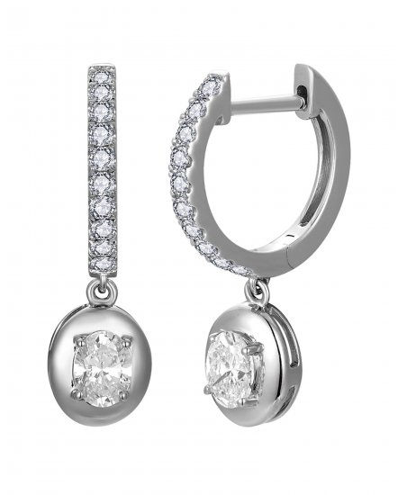 OVAL DIAMOND DANGLING (TE2625)