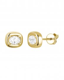 OVAL DIAMOND STUDS (TE2629)