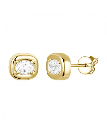 OVAL DIAMOND STUDS (TE2629)