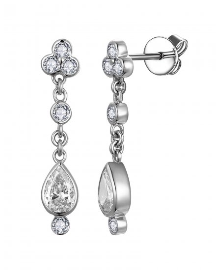 PEAR DIAMOND DANGLING (TE2633)