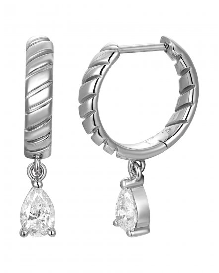 PEAR SHAPE DIAMOND DANGLING (TE2654)