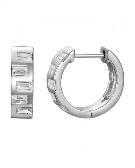 BAGUETTE DIAMOND HUGGIES (TE2658)