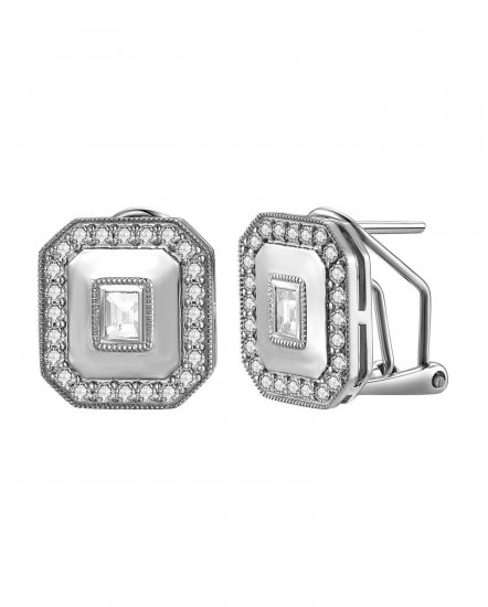 BAGUETTE DIAMOND OMEGA BACK (TE2664)