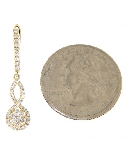 CLUSTER DIAMOND DANGLING (TE266)