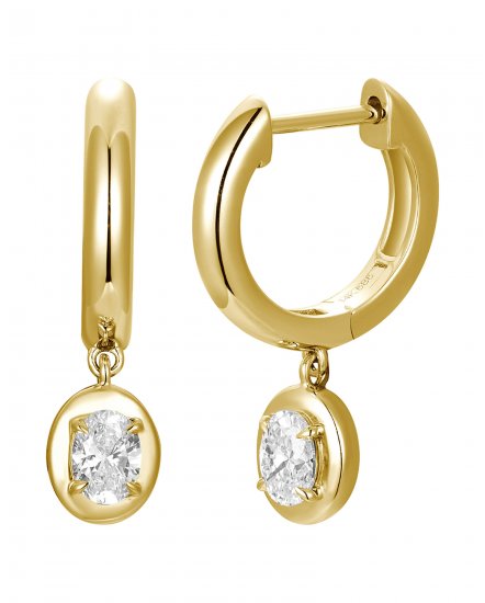 OVAL DIAMOND DANGLING (TE2670)