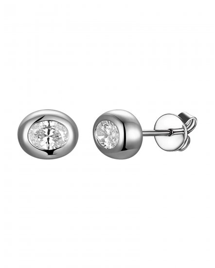 OVAL DIAMOND STUDS (TE2678)