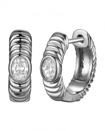 OVAL DIAMOND HUGGIES (TE2687)