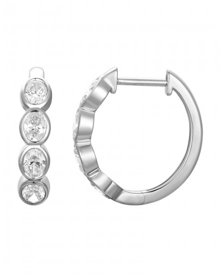 OVAL DIAMOND HUGGIES (TE2689)