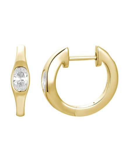 OVAL DIAMOND HUGGIES (TE2704)
