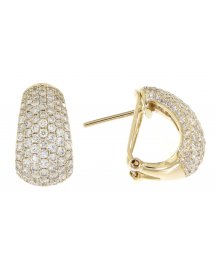 PAVE DIAMOND OMEGA BACK (TE369)