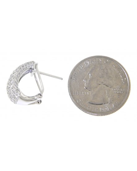 PAVE DIAMOND OMEGA BACK (TE369)