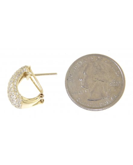 PAVE DIAMOND OMEGA BACK (TE369)