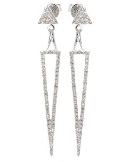 TRIANGLE STYLE DIAMOND DANGLING (TE444)