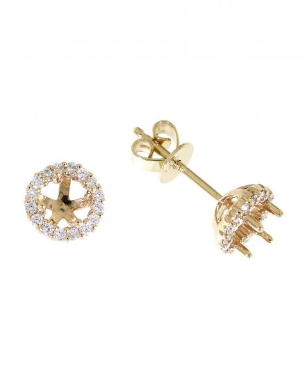 SEMI MOUNT DIAMOND STUDS (TE470)