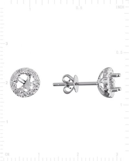 SEMI MOUNT DIAMOND STUDS (TE470)