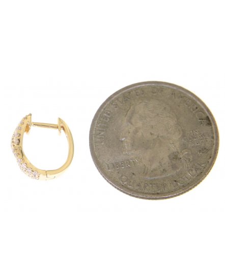 CRISS CROSS DIAMOND HUGGIES (TE523)