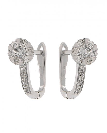  CLUSTER DIAMOND HUGGIES (TE524)