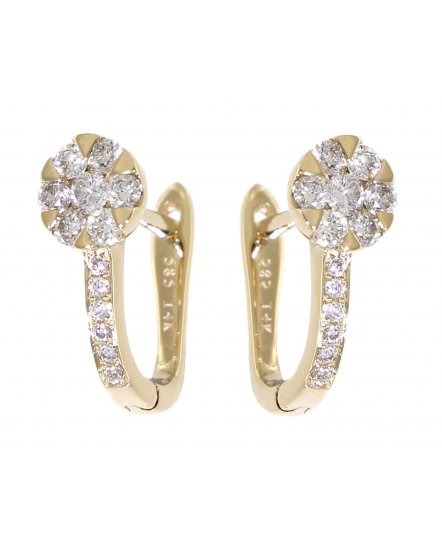  CLUSTER DIAMOND HUGGIES (TE524)