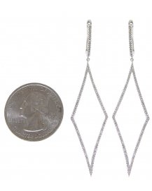 KITE SHAPE DIAMOND DANGLING (TE587)
