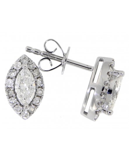 MARQUISE DIAMOND STUDS (TE636)