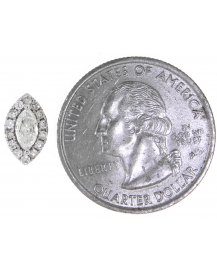 MARQUISE DIAMOND STUDS (TE636)