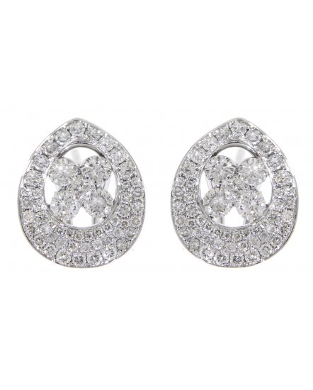 PEAR DIAMOND OMEGA BACK (TE653)