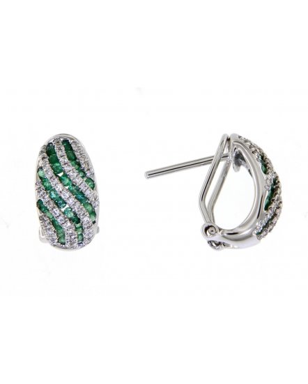 COLORED STONE DIAMOND OMEGA BACK (TE666)