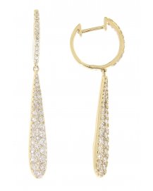 PEAR STYLE DIAMOND DANGLING (TE671)