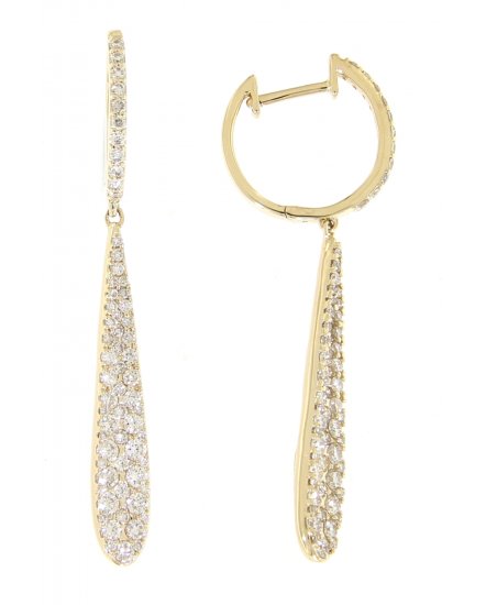 PEAR STYLE DIAMOND DANGLING (TE671)