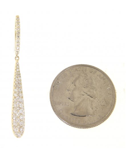 PEAR STYLE DIAMOND DANGLING (TE671)