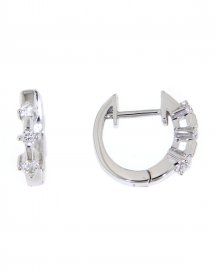 THREE STONE DIAMOND HUGGIES (TE686)