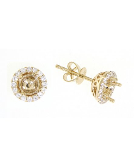 SEMI MOUNT DIAMOND STUDS (TE687)