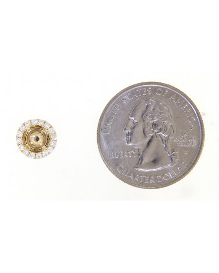SEMI MOUNT DIAMOND STUDS (TE687)