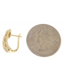 CLOVER STYLE DIAMOND HUGGIES (TE699)