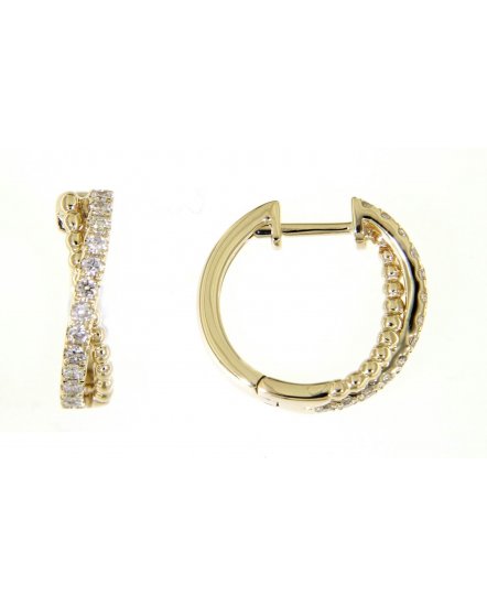 CRISS CROSS DIAMOND HUGGIES (TE705)