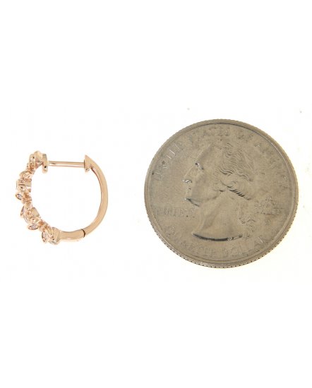 FOUR LEAF DIAMOND HUGGIES (TE734)