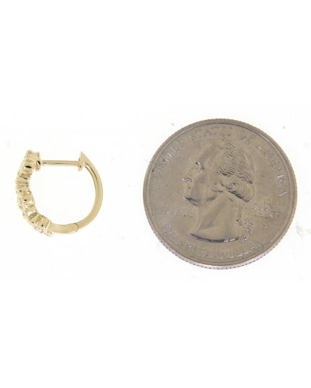 CLOVER STYLE DIAMOND HUGGIES (TE751)