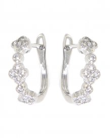 CLOVER STYLE DIAMOND HUGGIES (TE756)