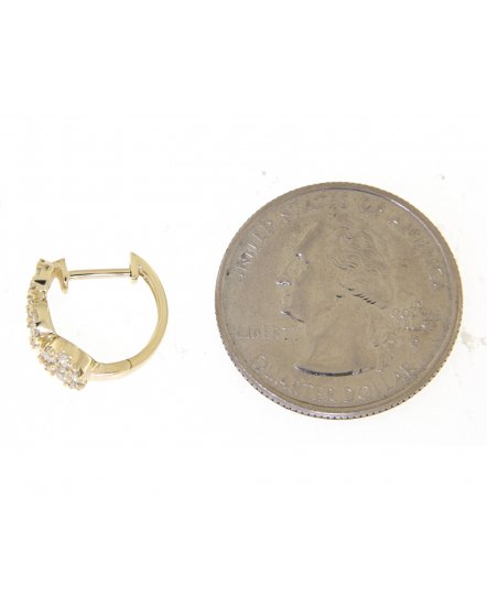   CLUSTER DIAMOND HUGGIES  (TE757)