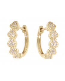 TRIANGLE DIAMOND HUGGIES (TE759)