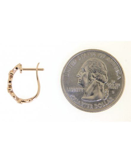  MARQUISE STYLE DIAMOND HUGGIES (TE760)