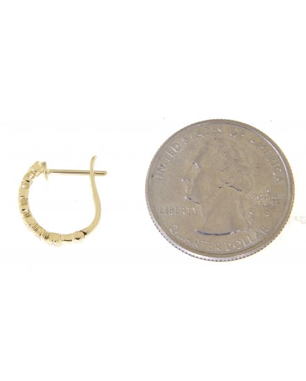 HEXAGON STYLE DIAMOND HUGGIES (TE765)